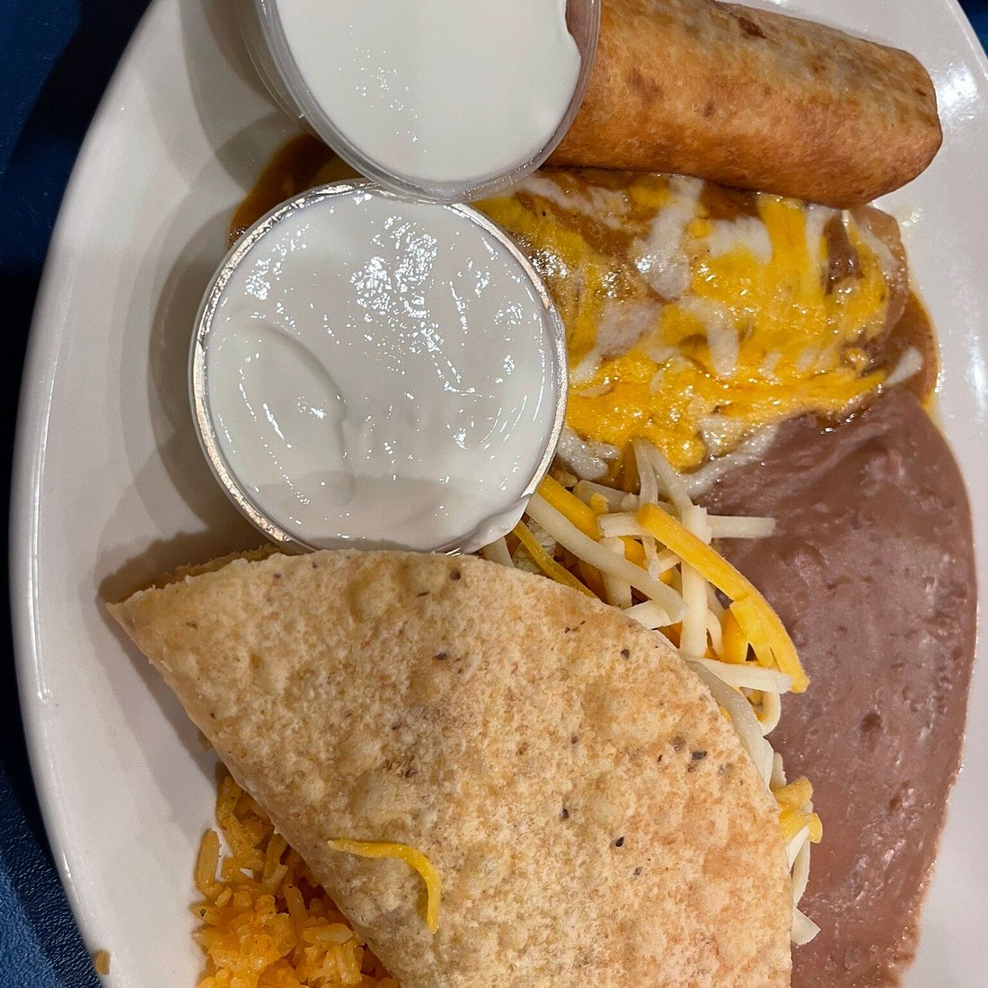 La Fuente signature dishes House EnchiladasFajitas Tres AmoresChimichangas﻿﻿﻿